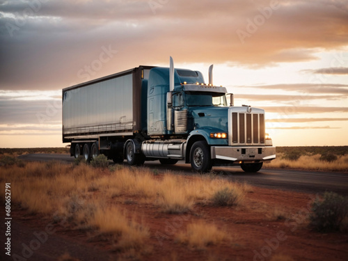 Outback Odyssey: Semi-Truck Journey through Australia’s Northern Territory