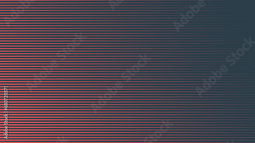 Linear Half Tone Pattern Vector Texture Red Black Colour Retrowave Abstract Background. Synthwave Retro Futurism Art Minimalist Style Classy Decoration. Half Tone Textured Contrast Striped Abstraction