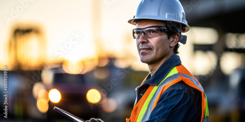 portrait of Environmental Compliance Inspector, Inspect & investigate sources of pollution to protect public and environment, ensure conformance with Federal, State & local regulations and ordinances