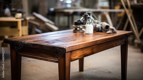 Handcrafted Wooden Table
