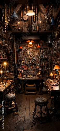 A Craftsman's Haven: Tools Galore in a Home Workshop