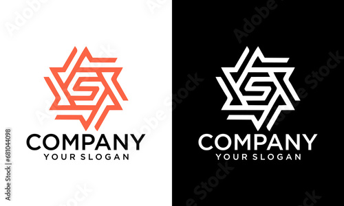 S strength symbol super concept elements icon logo