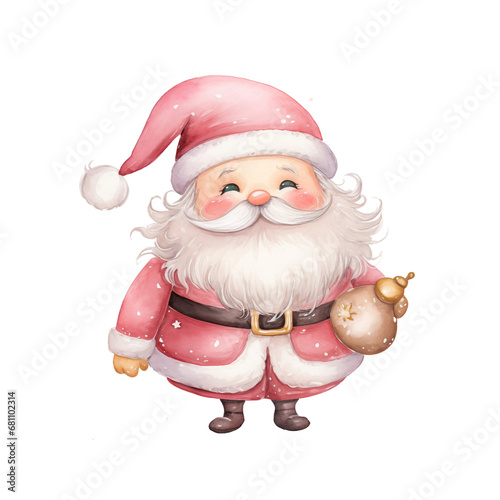 Pink Santa clause 