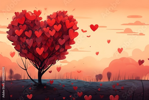 tree hearts middle field header cartoon give higher love connecting life effective altruism hate cupid banner
