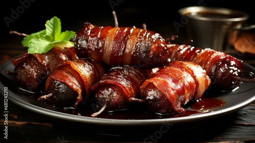 Sweet and Savory Bacon-Wrapped Dates