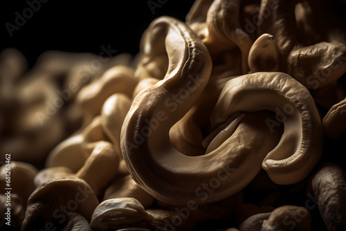 A close up of cashew nut