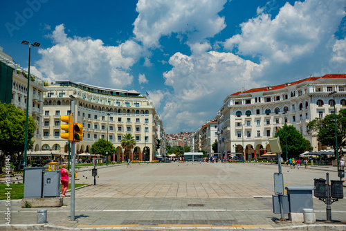 Aristotle Square in Thessaloniki, Greece