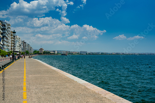  Thessaloniki, Greece waterfront panoramic view