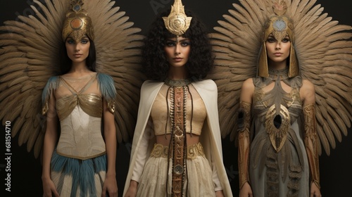the role of ostrich feathers in ancient Egyptian fashion