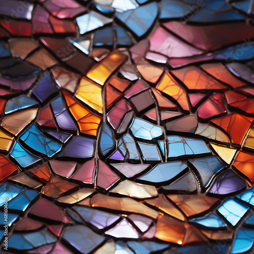Mosaic template texture of Stained Glass (Tile)
