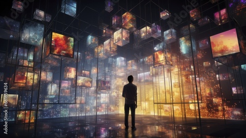 Digital art installations advanced technology innovative interactive experiences immersive