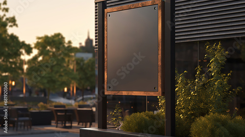 Modern Outdoor Billboard Mock-Up Perfect for Advertisers and Marketing Enthusiasts Looking to Showcase Their Innovative and Eye-Catching Designs in the Vibrant Heart of the City