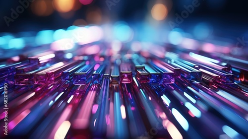 fiber optics background with lots of lights