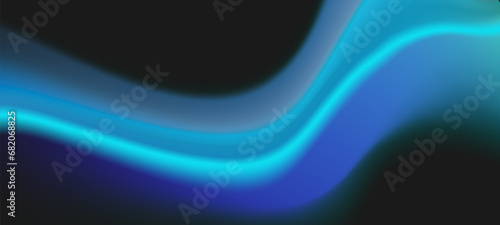 Blue stripe on a dark background. Template for paintings, posters, posters, decorations and interior abstraction