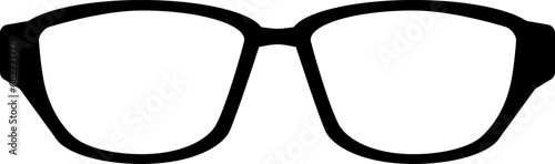 シンプルでおしゃれな眼鏡のイラスト
