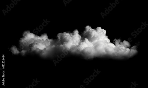 Clouds on white background