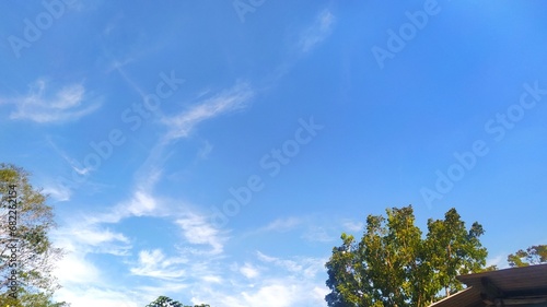 sky and clouds, negatif space for teks