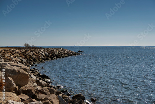 sherwood island state park jetty westport connecticut