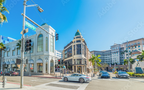 Rodeo Drive on a sunny day