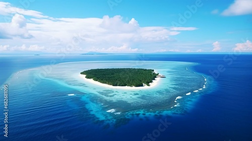 an island in the ocean