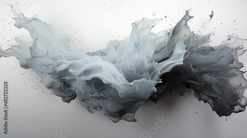 gray paint splash background