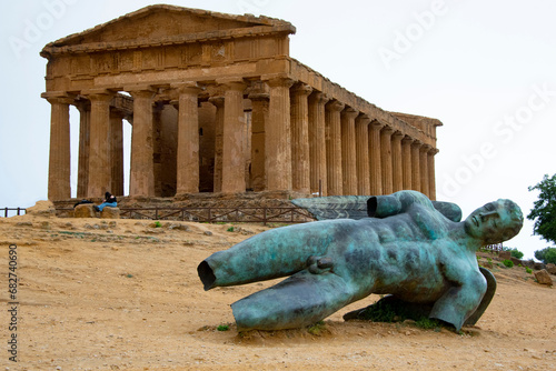 Broken Statue of Icarus - Agrigento - Italy