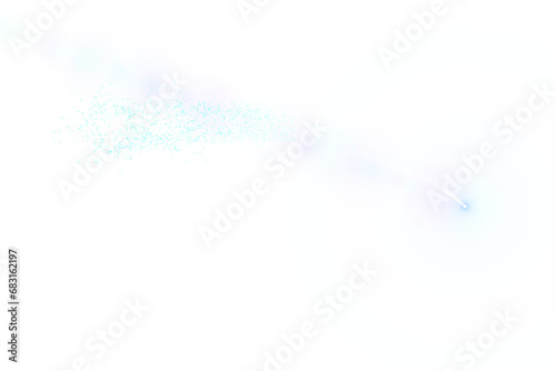 Digital png illustration of blue light spots on transparent background