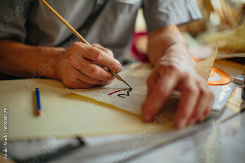 Calligraphe à Istanbul