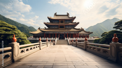 Chinese temple, Scenery temple.