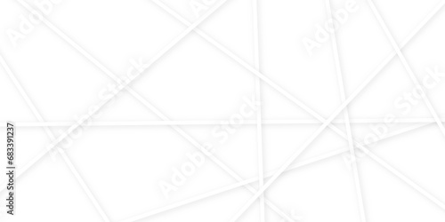Abstract white line geometric corporate design and white background. White abstract luxury background. Abstract modern business technology and communication concept. 