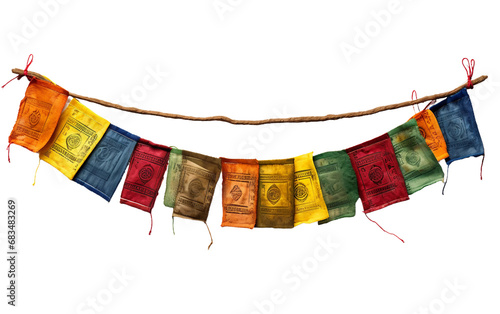 Colorful Flags Dance Isolated on Transparent Background PNG