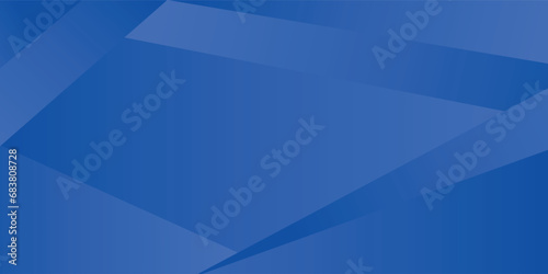 Abstract blue geometric background. smooth color gradation. dynamic and sport banner concept vector illustration
