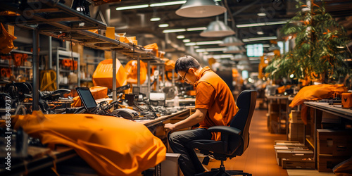 In the very center of modern production! Witness the skilled craftsmanship of these hard-working workers as they shape the future of polyurethane and nylon chair manufacturing. Factory Life