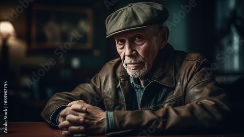  A portrait of an ordinary old man and the experiences he carries with his years in a pub