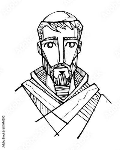 Saint Francis of Assisi illustration