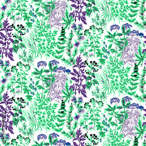 Graphic designs for textile fabric seamless pattern