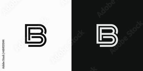 Abstract letter BB illustration logo vector