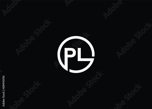 Creative Letters PL Logo Design Vector Template