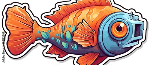 funny cute fish cartoon for you design