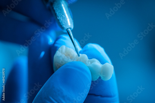 work in dental prosthetics