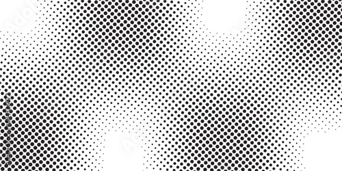Halftone faded gradient texture. Grunge halftone grit background. White and black sand noise wallpaper.
