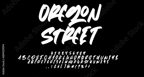 cool street Brush script sign font script vector lettering. typography. Motivational quote. Calligraphy postcard poster graphic design lettering element