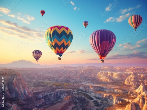 hot air balloons in cappadocia