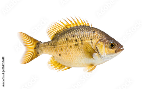 Freshwater Sunfish Isolated on a Transparent Background PNG