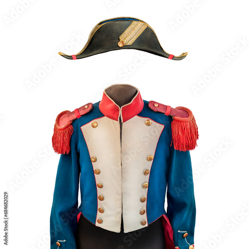 Vintage Napoleon costume with hat