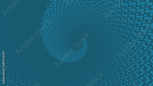 Abstract spiral spinning logotype vortex background.