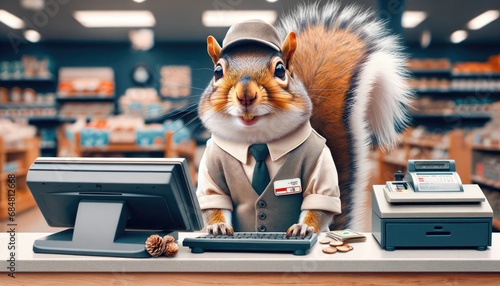 Squirrel Cashier