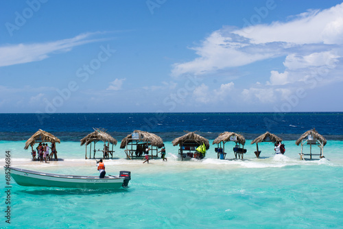 latinoamérica, caribe, mar, playa, botes, turismo, cayos, república dominicana