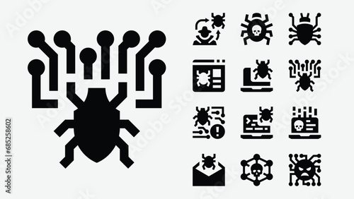 Malware Solid Icons