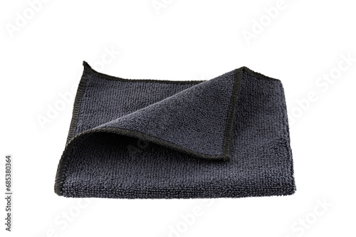 Colorful cleaning rag microfiber cloth. Microfiber cloth for cleaning isolated on white background . Top view.